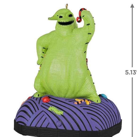 Hallmark NBC nightmare before Christmas disney oogie boogie sound motion Nwt - Picture 4 of 6